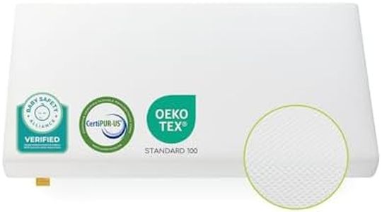 ATTABABY Breathable Crib Mattress, Baby Safety Alliance Verified, CertiPUR-US and Oeko-TEX Approved, Standard Full Size for Crib & Toddler Bed, Waterproof Machine Washable Cover, 52” x 27.6”