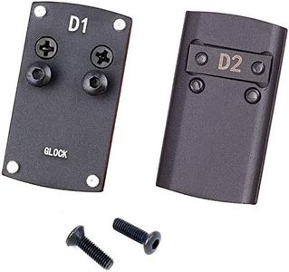 Óptica Beretta 92 Glock 17 19 22 1911 Placa adaptadora de Clip de Almohadilla de Alcance, Soporte Glock para Punto Rojo Burris Sightmark Vortex Mini