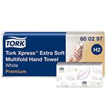 Tork Xpress Multifold Hand Towels White H2, Extra Soft, 7 x 100 Sheets, 600297