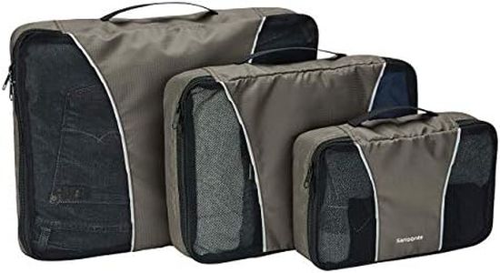 Samsonite 3 Piece Packing Cube Set, Charcoal, One Size