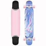 Cruiser Skateboard 7-layer maple Dancing longboard PU grinding wheel Suitable for extreme sports and outdoor skiing Is the best gift for children 45"x9" Kids Complete (Color : #1)