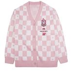 Women's Japan Cute Cardigan Sweater Kawaii JK Uniform Cardigan Sweater Cosplay Sweater, Pink, L