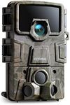 CEYOMUR Wildlife Camera, Trail Camera 36MP HD with 120° Detection Angle Loop Recording, Game Camera with Night Vision Motion Activated Waterproof for Garden Wildlife Observation Hunting