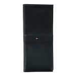 Tommy Hilfiger Men's Leather Ranger RFID Chequebook Secretary Wallet, Black