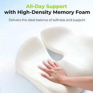 AUVON Memory Foam Seat Cushion – Ergonomic Pressure Relief Pad