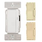 Eaton Controls DF10P-C1 Decorator 0-10V Dimmer 120/277V with Color Change Kit, Almond, White, Ivory