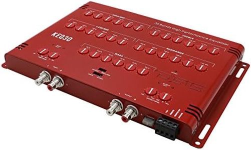 DS18 KEQ30 30-Band Equalizer with 1/3 Octave Measured Frequency from 20Hz to 20KHz - Maximize Sound Quality