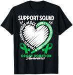 Support Awareness Squad I Transplant Survivor Organ Donation T-Shirt