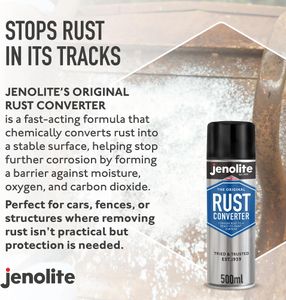 Jenolite Rust Converter Spray 400ml – Corrosion Treatment
