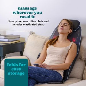 HoMedics ShiatsuMax 2.0 Back Massager – Deep Kneading Massage Cushion