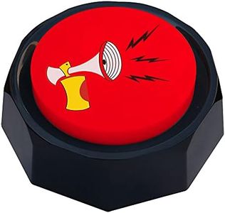 RIBOSY Air Horn Button - DJ Horn Sound Effect - Funny Gag Gifts - Noise Maker - Add Extra Fun to Your Life