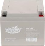 Interstate Batteries 12V 26Ah SLA/AGM Battery, Nut and Bolt Terminal Rechargeable Battery (SLA1146)