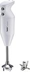 Bamix ONE White Hand Held Stick Blender with Multi-Purposestainless steel blades 160 Watts 2 Speeds, Made in Switzerland Hand Held Food Processor Heavy Duty AC Balanced Motor Smooth Quiet Operation