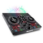 Numark Party Mix Live DJ Controller with Built-in Light Show & Speakers, Black