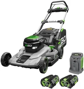 EGO POWER+ Electric Lawn Mower, Self-Propelled Cordless, Includes (2) 56V 4.0Ah Batteries and Rapid Charger - LM2102SP-A
