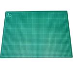 Unibos Cutting Mat A2 Green, Craft Mat, Self-Healing Cutting Board Craft, Art Mat, Self Healing Cutting Mat 60 x 45, Dressmaking Accessories for Sewing, Quilting, and Crafting