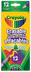 Crayola 12 Erasable Coloured Pencils Arts & Crafts