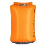 Lifeventure Ultralight 75 Litre Dry Bag, Siliconized Rip-Stop Fabric With Fully Taped Seams Lightweight Waterproof Dry Sack For Kayaking Camping Hiking Travelling Boating Water Sports,Orange