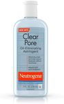 Neutrogena Clear Pore Oil-Eliminating Astringent with Salicylic Acid, Pore Clearing Treatment for Acne-Prone Skin, 8 fl. oz (Pack of 2)