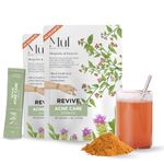 Mul Secrets Revive Acne Care Supplement - Triphala, Shatavari, Manjistha, Ashwagandha-Ayurvedic & Organic-Controls Acne & Excess Sebum Production, Detoxify blood, For Women & Men - 240 gm - 60 Sachets