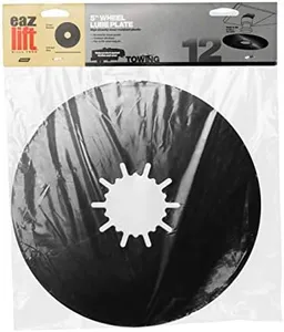 EAZ LIFT Black 12" 5th Wheel Lube Plate (44674)