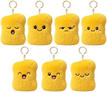 KPBLIS Weekie Wonders Emotional Mood Support Nuggets Plush, Cute Stuffed Animals Bag Charm, Funny Gifts for Adults Women Men Friends Coworkers (Full Week Set, Nuggets)