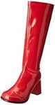 Ellie Shoes Women's Gogo Boot, Red, 9 M US