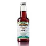 Hawaiian Shaved Ice Syrup Pint, Cherry Flavor, Great For Slushies, Italian Soda, Popsicles, & More, No Refrigeration Needed, Contains No Nuts, Soy, Wheat, Dairy, Starch, Flour, or Egg Products
