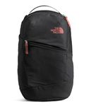 THE NORTH FACE Women's Isabella 3.0 Backpack, TNF Black Light Heather/Burnt Coral Metallic-NPF, One Size