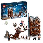 LEGO 76407 Harry Potter The Shrieking Shack & Whomping Willow 2 in 1 Wizarding World Toy with 6 Character Minifigures, The Prisoner of Azkaban Set, Gifts for Kids, Girls & Boys