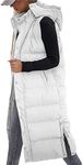 Women's Sleeveless Long Quilted Ves