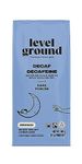 Level Ground Coffee - Decaf Coffee - Dark Roast, Ground - Fair Trade, Organic, 1% For the Planet, Kosher, Swiss Water Decaf - Specialty Coffee - French Press, Drip brew, Pour Over - Sweet, Rich, Intense - 300g / 10.5oz