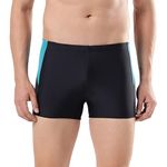 Speedo Men's Endurance Dive Aquashort - True Navy & Aquarium