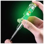 Vortipu Non-Contact Voltage Tester Pen 70–250V AC – Electrical Test Pen with LED Light, Induction Power Detector & Built-in Screwdriver – Multi-Function Circuit Tester for Home & Professional Use