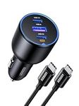 UGREEN 130W USB C Car Charger, 3 Po