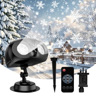 Binocular LED Snowflake Projector – Outdoor Holiday Light Display