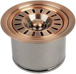 Akicon Kitchen Sink Garbage Disposal Flange Stopper, One Size Disposal Rim, Fit 3-1/2 Inch Standard Sink Drain Hole - Match with Akicon Faucet (Copper)