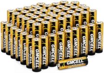 GMCELL AA Batteries 60-Pack,1.5V Alkaline Non-Rechargeable Long-Lasting