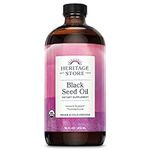 HERITAGE STORE Black Seed Oil, Orga