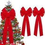 2 Pack Christmas Bows Decoration La