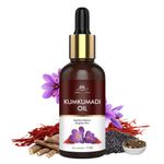 INTIMIFY Kumkumadi Tailam For Face, Kumkumadi Face Oil For Glowing Skin, Face Serum For Wrinkles, Whitening, Lightening & Pigmentation (30 ml) Pack of 1