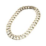 THE BLING KING Heavy 27mm 18k Gold Plated Bark Chaps Cuban Curb Chain, Enhanced Strength, and Dazzling Detailing Heavyweight Design with Robust Clasp (Width: 27mm Length: 26 inches, Weight: 400 g)