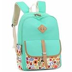 Leaper Girls Canvas Floral Backpack