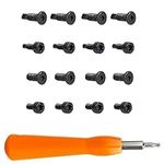 KPPTYTY Ring Doorbell Screws and Screwdriver Kit, Replacement Security Screws Compatible with Video Doorbell 2 and Pro, Video Doorbell,Video Doorbell 3and Pro(4Set /16pcs)