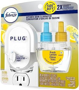 Febreze Kitchen Fade Defy PLUG Air Freshener Fresh Lemon Scent Oil Refill, 1 Count