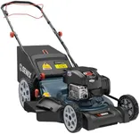 SENIX Self-Propelled Gas Lawn Mower, 22-Inch, 163 cc 4-Cycle Engine, 3-in-1 RWD Single Speed Lawnmower, 6-Position Height Adjustment with 11-Inch Rear Wheels, LSSG-H1, Blue
