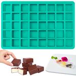 Sakolla 40 Cavities Square Silicone Molds, Mini Cubes Silicone Mold for Chocolate, Hard Candy, Ice Cubes, Gummy