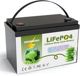 12V 100Ah LiFePO4 Battery, Low-Temp Protection 12V 100Ah Lithium Battery Built in 100A Smart BMS,Up to 15000 Cycles, Max.1280Wh Energy with 10 Years Lifetime, Perfect for RV, Solar, Trolling Motor