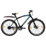 Cyclo India TATA Stryder Harris 200 27.5" Wheel,Frame- 17",Single Model Unisex-Black,Non Gear Cycle Rear V-Brake & Front Disc Brake Sports Light Weight Freeride/Road Bike