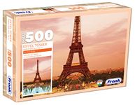 Frank Eiffel Tower Jigsaw Puzzle (500 Pieces) for Adults and Kid Above 10+ Years- Realistic Illustrations -Fun & Challenging Brain Booster Games - for Focus and Memory -33906